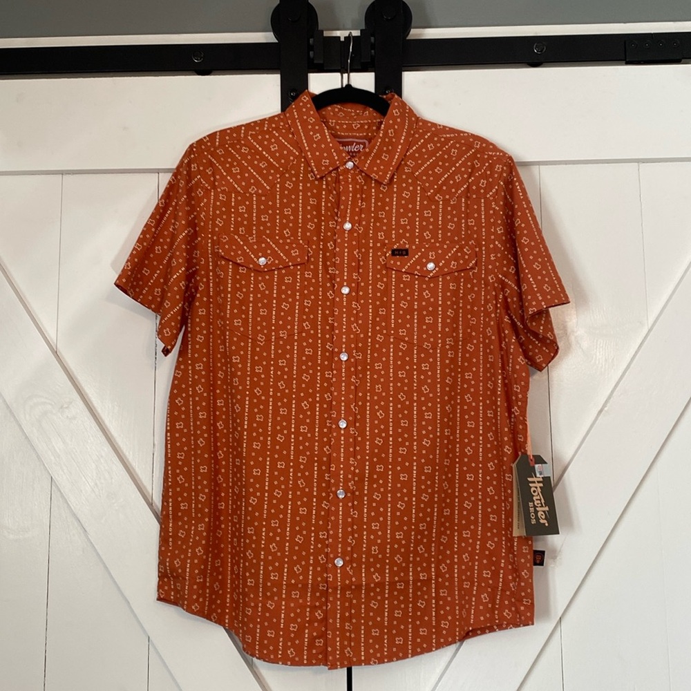 Howler Brothers H Bar B Texas Longhorns - NWT - M